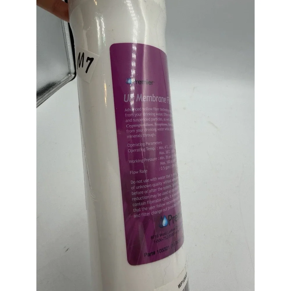 Watts Premier UF Membrane Filter WP105321 Lid Cracked AS IS
